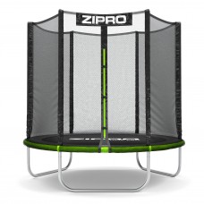 Садовий батут Zipro Jump Pro із зовнішньою сіткою 6FT 183 см, зелений-чорний, код: M-12578744-IN