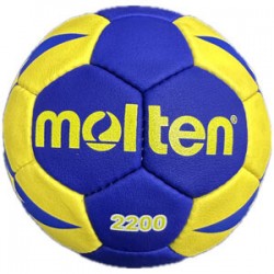 М"яч гандбольний Molten 2200, розмір 1, синій-жовтий, код: MLT2200-1-WS