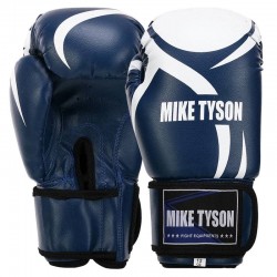 Рукавички боксерські Mike Tyson 12oz, синій, код: VL-4544_12BL