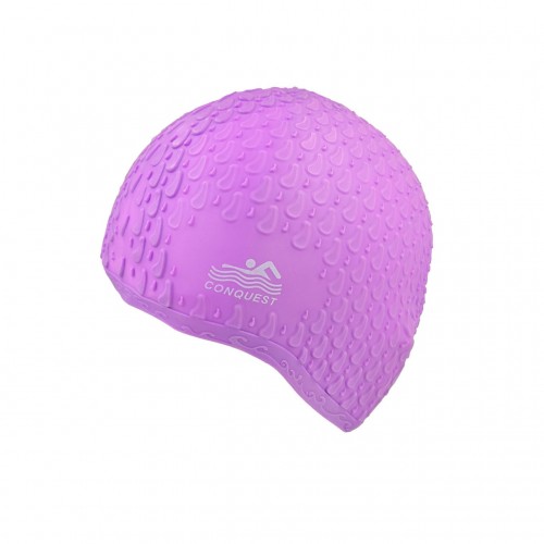 Шапочка для плавання силіконова Conquest YM-JY фіолетовий, код: 18253-SNS Шапочка для плавання силіконова Conquest YM-JY фіолетовий, код: 18253-SNS