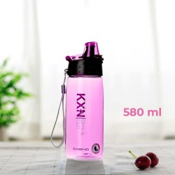 Пляшка для води Casno 580 мл, рожева, код: KXN-1179_Pink