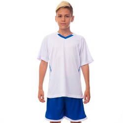 Футбольна форма підліткова PlayGame Grapple розмір 30, ріст 150, білий-синій, код: CO-7055B_30WBL-S52