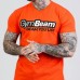 Футболка чоловіча GymBeam Beam S, помаранчевий, код: 122722-GB