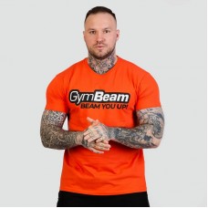 Футболка чоловіча GymBeam Beam S, помаранчевий, код: 122722-GB