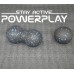 Набір для йоги PowerPlay EPP Foam Roller Set роллер + 2 масажні м"ячі, чорно-синій, код: PP_4008_Bl/Blue Набір для йоги PowerPlay EPP Foam Roller Set роллер + 2 масажні м"ячі, чорно-синій, код: PP_4008_Bl/Blue