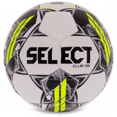 М"яч футбольний Select Club DB FIFA Basic V23 №5, білий-сірий, код: CLUB-5WGR