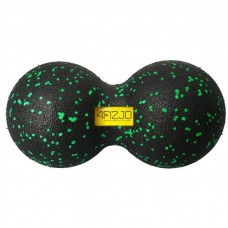 Масажний м'яч подвійний 4FIZJO EPP DuoBall 12 (120 мм), Black/Green, код: P-5907222931325