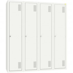 Шафа для одягу металева Emby, 4 секції, код: ШОМ-400/4