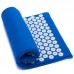 Килимок ортопедичний масажний іплікатор Кузнєцова Acupressure mat 630x400 мм бежевий, код: FI-1709_BE