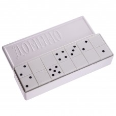 Доміно в картонній коробці FitGo білий, код: PK-2319_W