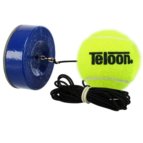 Тенісний м"яч на гумці Teloon 1шт, салатовий, код: T808C-S52