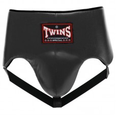 Захист паху чоловічий з високим поясом Twins S, чорний, код: TW-0139_SBK