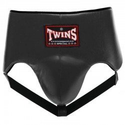 Захист паху чоловічий з високим поясом Twins S, чорний, код: TW-0139_SBK