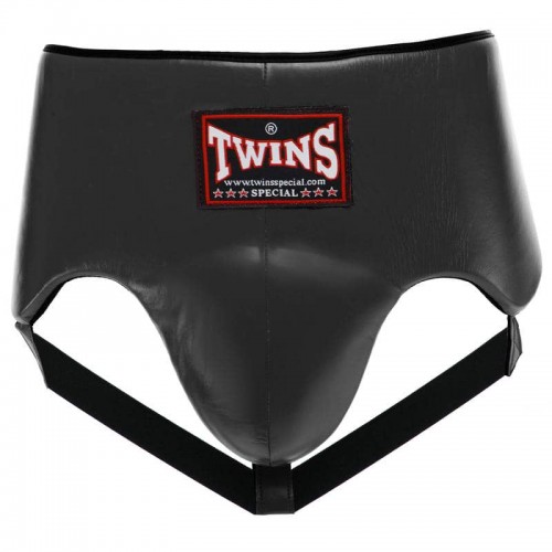 Захист паху чоловічий з високим поясом Twins S, чорний, код: TW-0139_SBK
