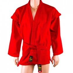 Самбовка (куртка, шорти) Mizuno зріст 170 см, червоний, код: SMR-58170-WS