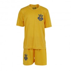 Форма футбольна PlayGame з гербом України, зріст 128, жовтий, код: GS128/YYT-WS