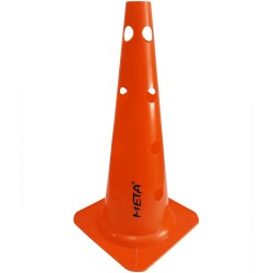 Конус для тренувань з отворами Meta Cone Marker with holes 45 см, помаранчевий, код: 0080101515122