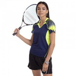 Форма для великого тенісу жіноча Lingo XL, зріст 160-165, темно-синій-салатовий, код: LD-1808B_XLBLLG