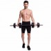 Набір гантелей зі штангою та гирями 3в1 BioGym багатофункціональний 40кг, чорний-червоний, код: LN-1100-40-S52