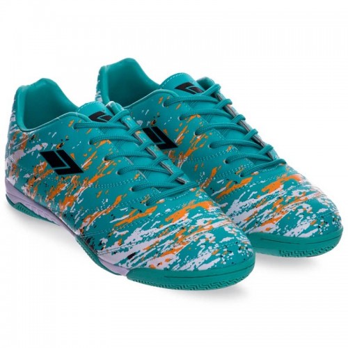 Взуття для футзалу Owaxx розмір 42 (26,5см), бірюзовий-помаранчевий, код: 20517A-3_42BOR Взуття для футзалу Owaxx розмір 42 (26,5см), бірюзовий-помаранчевий, код: 20517A-3_42BOR