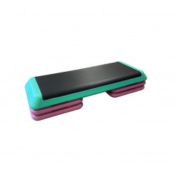 Степ-платформа Generation Fitness FF22H1B 1080х410х200 мм, зелено-червоний, код: 10272-FS