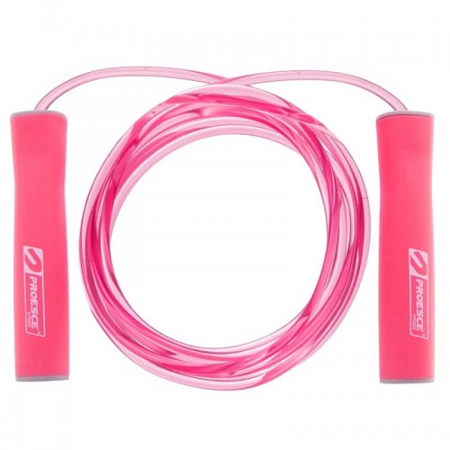 Скакалка швидкісна з підшипником і ПВХ джгутом FitGo 3 м рожевий, код: FI-1947_P Скакалка швидкісна з підшипником і ПВХ джгутом FitGo 3 м рожевий, код: FI-1947_P
