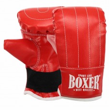 Снарядні рукавички Boxer розмір L, червоний-чорний, код: 2015_L_RBK-S52 Снарядні рукавички Boxer розмір L, червоний-чорний, код: 2015_L_RBK-S52