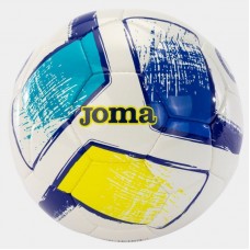 М"яч футбольний Joma Dali II №5, білий-синій-жовтий, код: 8445757552198