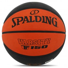 М"яч баскетбольний гумовий Spalding Varsity Fiba TF 150 №6, помаранчевий-чорний, код: 84621Z М"яч баскетбольний гумовий Spalding Varsity Fiba TF 150 №6, помаранчевий-чорний, код: 84621Z