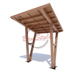 Навіс для вуличних дерев'яних тренажерів, код: SW692