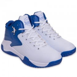 Кросівки для баскетболу Jdan розмір 44 (28см), білий-синій, код: OB-939-2_44WBL
