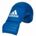 Рукавички для карате Adidas з ліцензією WKF XS, синій, код: 15572-669
