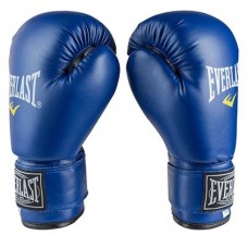 Боксерські рукавички Everlast 8oz, синій, код: EVDX380-8B-WS