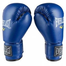 Боксерські рукавички Everlast 8oz, синій, код: EVDX380-8B-WS