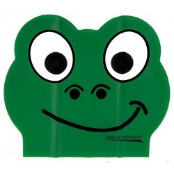 Шапка для плавання дитяча Aqua Speed Zoo Frog Latex 5712 зелена жабка, код: 5908217657121