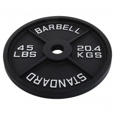 Диски сталеві пофарбовані Standart 50мм, 20,4кг, сірий, код: SC-80103-45LB