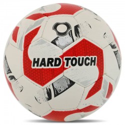 М"яч для футзалу Hard Touch PU Hydro Technology №4, білий-червоний, код: FB-5038_WR