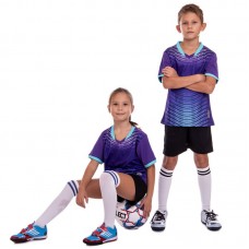 Форма футбольна дитяча PlayGame розмір 4XS, ріст 110, фіолетовий-чорний, код: D8836B_4XSVBK