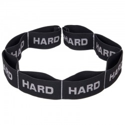 Стрічковий еспандер FitGo Hard 90х5 см чорний-сірий, код: FI-6345-C_BKGR