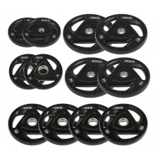 Набір олімпійських дисків Fitnessport 10 шт, 125 кг, код: 10571-AX Набір олімпійських дисків Fitnessport 10 шт, 125 кг, код: 10571-AX