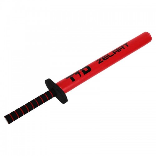 Лападани тренерські з ручкою Zelart довжина 420 мм, 1шт, червоний, код: BO-1146_R