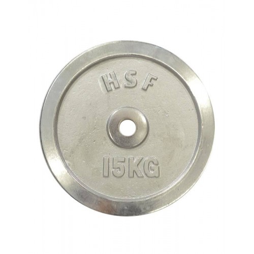 Диск хромований 15 кг HouseFit DB C102-15, код: K00000023014