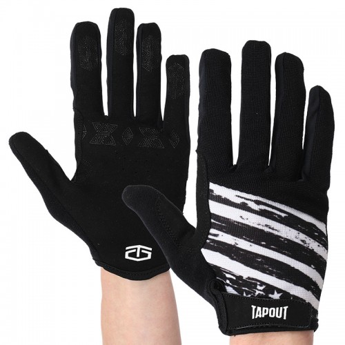 Рукавички спортивні Tapout XL, чорний-білий, код: SB168519_XLW