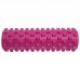 Роллер для занять йогою і пілатесом FitGo Grid Rumble Roller, рожевий, код: FI-4942_P