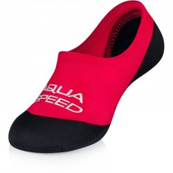 Шкарпетки для басейну дитячі Aqua SpeedNeo Socks, розмір 20-21, червоний-чорний, код: 5908217673664