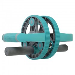 Колесо для преса 3 в 1 універсальний компактний фітнес-набір Yogaplus Multipurpose сірий-бірюзовий, код: FI-9377_T Колесо для преса 3 в 1 універсальний компактний фітнес-набір Yogaplus Multipurpose сірий-бірюзовий, код: FI-9377_T