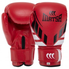 Рукавички боксерські Matsa Юніор 4 унцій, червоний, код: MA-7757_4R