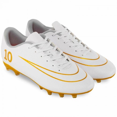 Бутси футбольні Ho&Ko розмір 45, білий-золотий, код: OB-012-2_45 Бутси футбольні Ho&Ko розмір 45, білий-золотий, код: OB-012-2_45