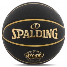М"яч баскетбольний Spalding G.O.A.T.S №7 чорний, код: 77790Y М"яч баскетбольний Spalding G.O.A.T.S №7 чорний, код: 77790Y