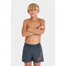 Шорти для плавання дитячі Arena Beach Short Solid R, 10-11 років, зріст 140 см, сірий-помаранчевий, код: 3468336952115